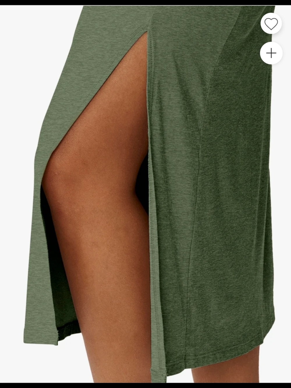 Beyond Yoga Featherweight Olive Tank Maxi Dress - Picture 4 of 6